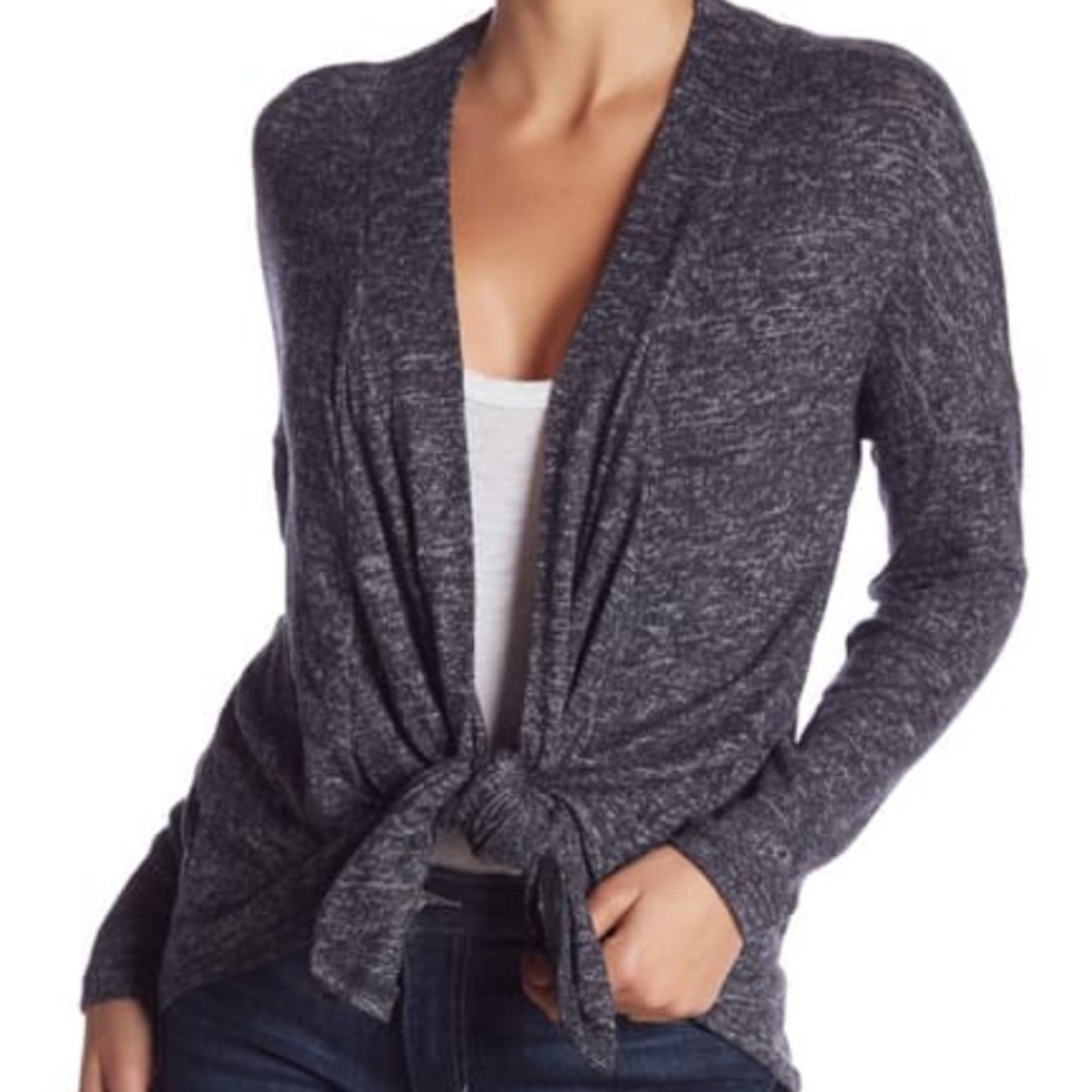 Bobeau Cozy Convertible Open Cardigan